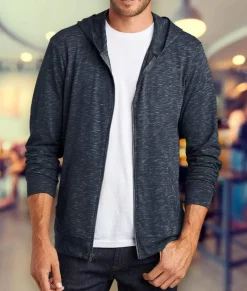 Shirts>Nayked Apparel Men'S Ridiculously Soft Big Lightweight Full-Zip Hoodie