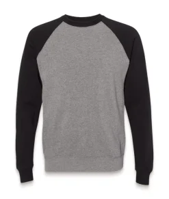 Workout Wear>Nayked Apparel Men'S Ridiculously Soft Midweight Raglan Colorblocked Pullover